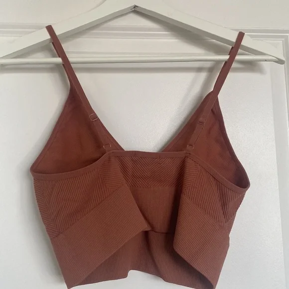 Ribbed Tank Top pink boho - M/L - Picture 5 of 5